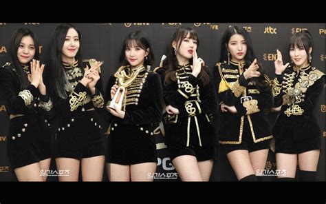 【gfriend】gfriend 2018金唱片颁奖礼 表演红毯领奖 180110哔哩哔哩bilibili