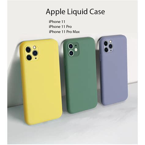 Apple Liquid Silicone Case IPhone 11 11 Pro 11 Pro Max Protective Cover