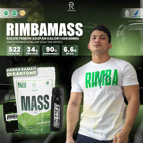 Jual Rimbalife Rimbamass Rimba Mass Susu Weight Gainer 4 4 Lbs 2