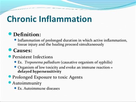 Chronic inflammation 2-1-2