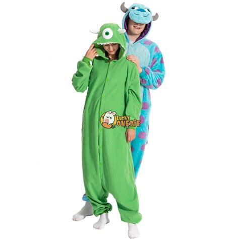 Sully And Mike Costume Onesies Halloween Idea For Duo Luckyonesie