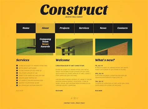 Construction Company Website Template - TemplateMonster