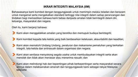 Ikrar Integriti Malaysia - Portal Rasmi Kementerian Sains, Teknologi ...