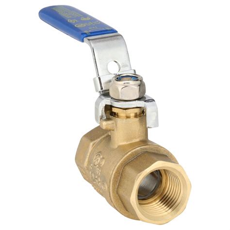 In Brass Manual Two Way Ball Valve H H Grainger