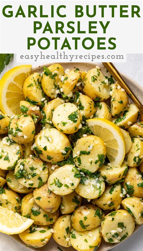 Garlic Butter Parsley Potatoes Easy Healthy Recipes