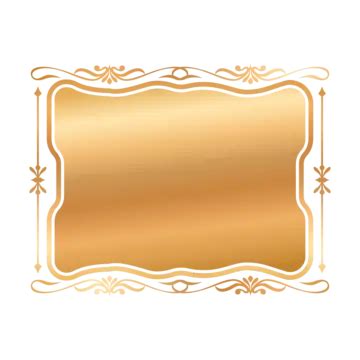 Vector Gold Vintage Border Illustration Design Image Gold Border