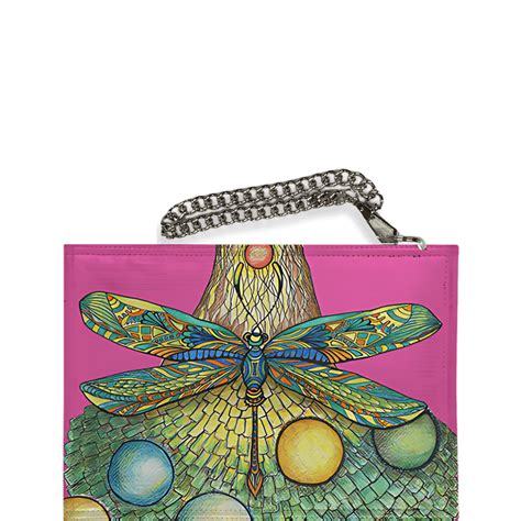 Hot Pink Wristlet Clutch N Tote