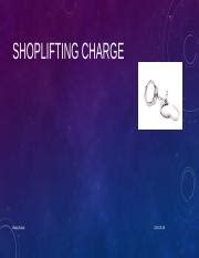 Understanding Shoplifting Charges And Legal Process Course Hero