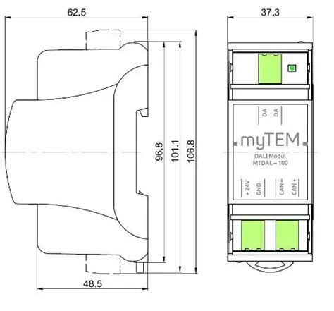 MyTEM SmartHome MTDAL 100 DALI Module Instruction Manual