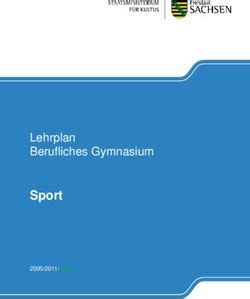 Sport Lehrplan Berufliches Gymnasium