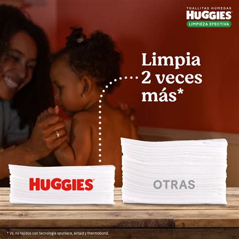 Comprar Toallitas Húmedas Huggies Limpieza Efectiva Desechables 120 Uds Walmart Costa Rica