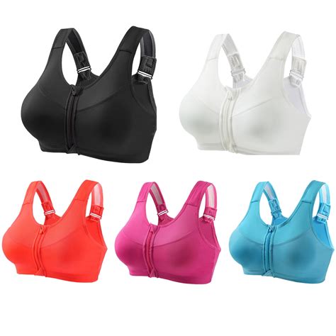 Aboser Sports Bras For Women High Support 5 Pack Bras Push Up Workout