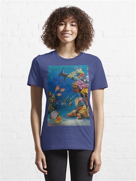 Coral Reef T Shirt For Sale By Maryannart Com Redbubble Ocean T