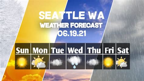 Weather Forecast Seattle Washington Seattle Weather Forecast