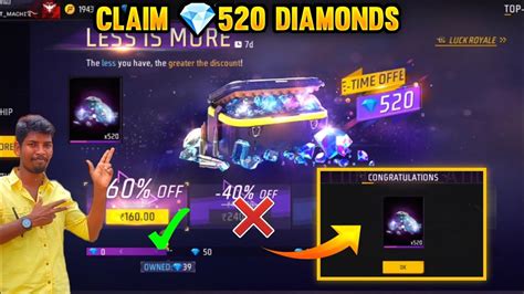 520 DIAMOND FREEFIRE NEW LESS IS MORE EVENTS FREEFIRE NEW LESS IS MORE