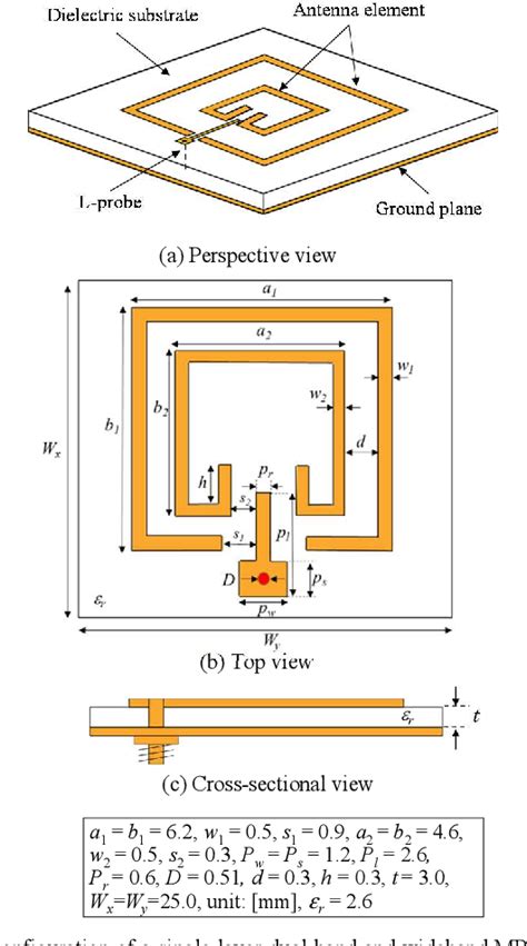 Design Of A Single Layer Dual Band And Wideband Multi Ring Microstrip