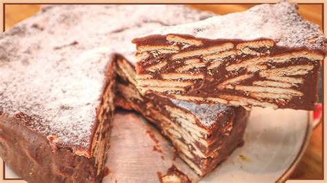 Essa TORTA DE CHOCOLATE BOLACHA Vai Te SURPREENDER I TORTA PALHA