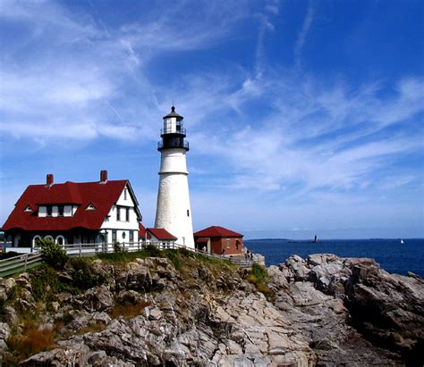 Maine Lighthouse Wallpaper - WallpaperSafari