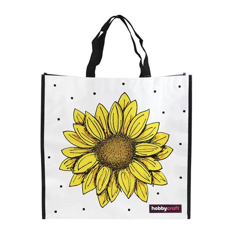 Sunflower Woven Bag For Life Hobbycraft