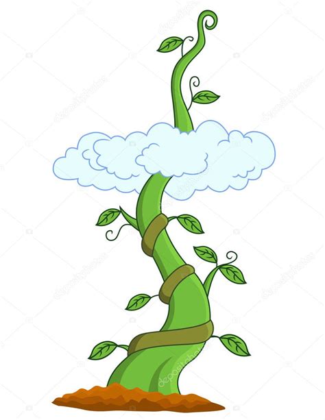 Beanstalk — Stock Vector © dagadu #9456564