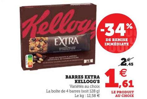 Promo Barres Extra Kellogg S Chez Hyper U Icatalogue Fr