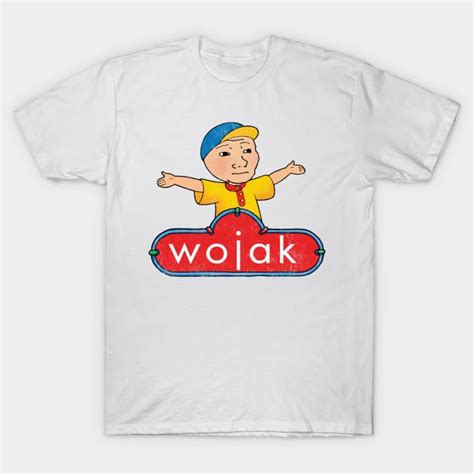 Caillou Wojak Meme Design Wojak Meme T Shirt Teepublic