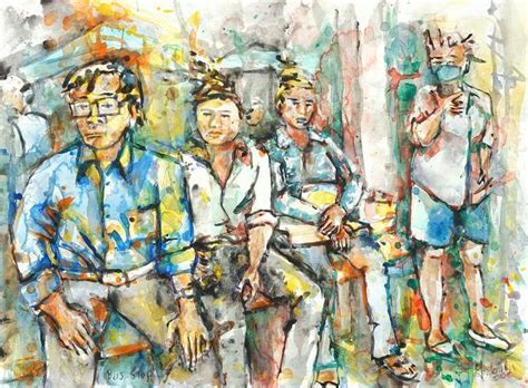 Bus Stop Painting