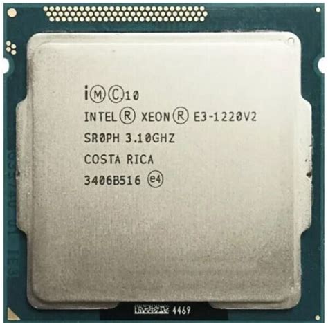 Intel Xeon E3-1220 V2 3.1GHz LGA 1155 Server CPU SR0PH - Garland Computers