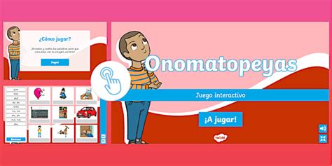 Juego Interactivo Onomatopeyas Professor Feito Twinkl