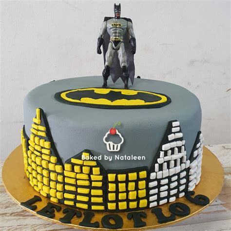 Batman Fondant Birthday Cake Baked By Nataleen