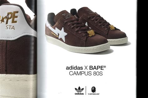 Bape A Bathing Ape × Adidas Campus 80s Brownが71に国内発売予定 God Meets Fashion