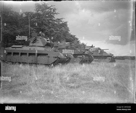 The British Army In The United Kingdom 1939 45 Matilda Ii And Vickers Medium Tanks Of The