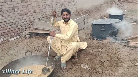 Village Wedding Food Pakistani Village Culture Marriage Ceremony