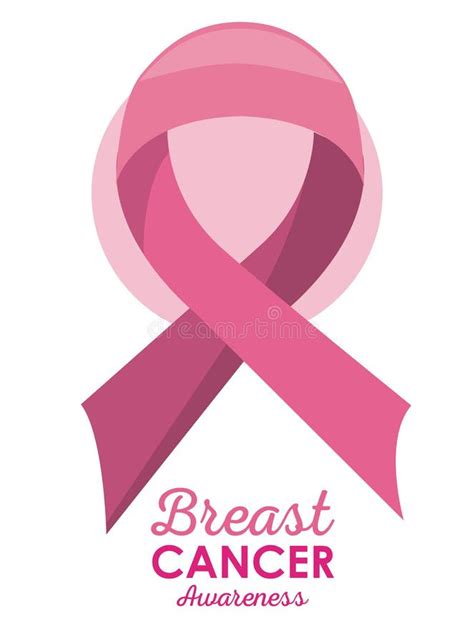 Breast Cancer Campaign Poster Stock Vector Illustration Of Charity Health 126484385