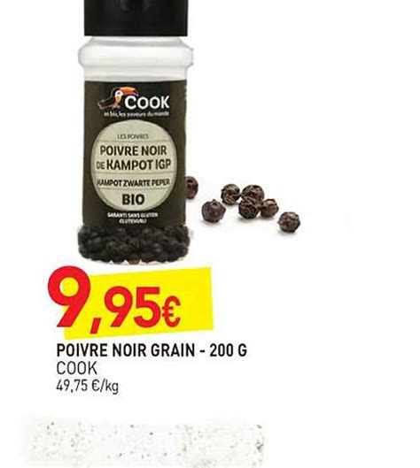 Promo Poivre Noir Grain Cook G Chez Natur O Icatalogue Fr