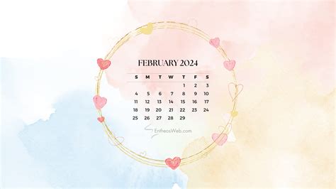 February Calendar Desktop Wallpapers Entheosweb