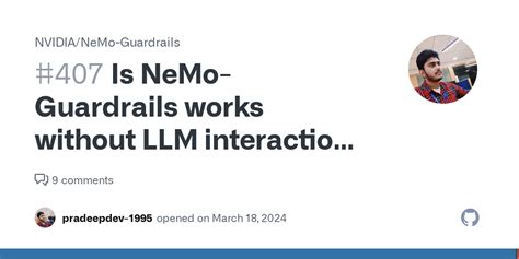 Is NeMo-Guardrails works without LLM interaction for off topic checking ...