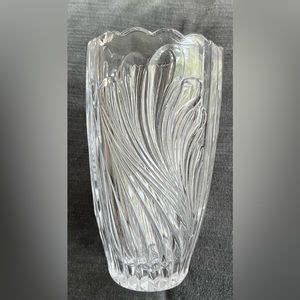 Accents Vintage Heavy Lead Crystal Vase Poshmark