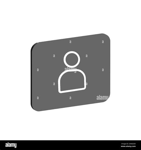 User Icon Button Profile Button Stock Vector Image And Art Alamy
