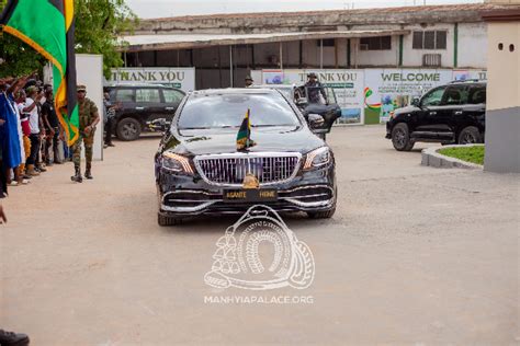 Watch Otumfuos Arrival For The Inauguration Of New Kumasi Central