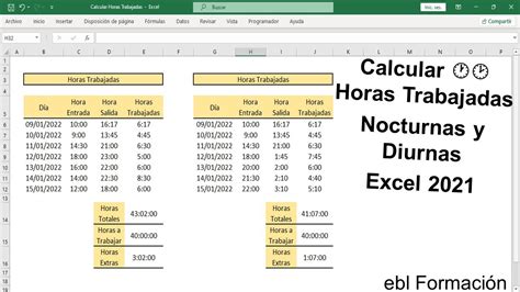 Formula Para Calcular Horas Nocturnas Excel Printable Templates Free