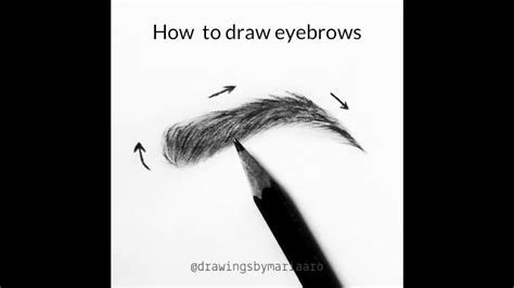 How To Draw Realistic Eyebrows For Beginners Easy Tutorial Youtube