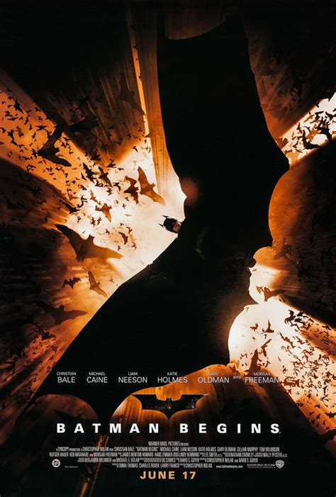 Batman Begins Movie Poster Of Imp Awards