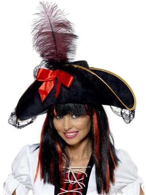 Deluxe Pirate Hat with Feather