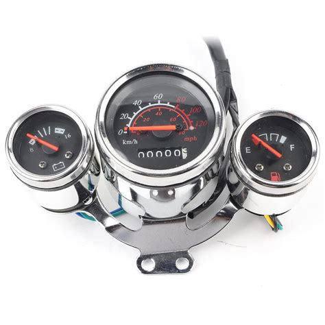 Motorrad Tachometer Edelstahl Motorrad Instrument Digital Tachometer