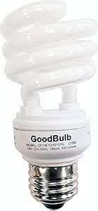 GoodBulb 13 Watt Compact Fluorescent Bulb 2700K Soft White Light