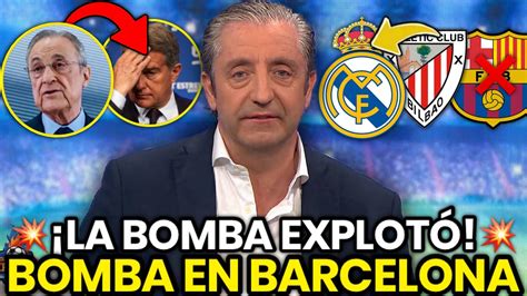 LA BOMBA EXPLOTÓ DURO GOLPE DEL REAL MADRID LAPORTA ESTABA LOCO