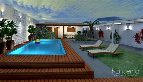 Espa O Gourmet Piscina E Fachada Resid Ncia Rj Homify Piscinas