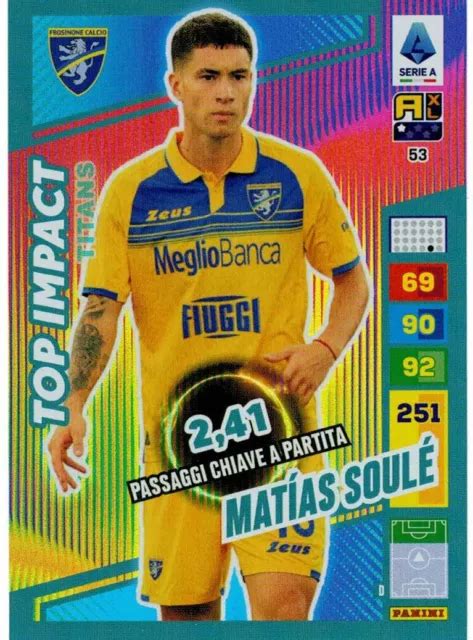 Panini Calciatori Adrenalyn Titans N Matias Soule Top Impact