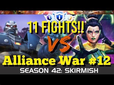 MCOC Alliance War Season 42 War 12 11 FIGHTS Apoc Vs Mantis